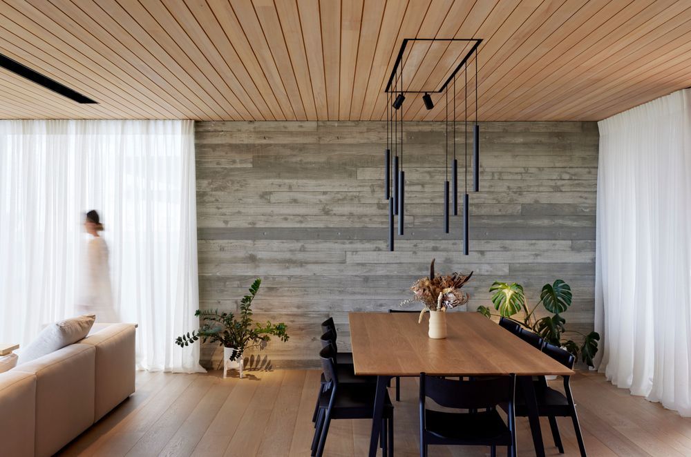 The house has a lot of automation says Brendon, including for heating, lighting and security. The lighting plan was carefully considered, to work with the architecture and stay as streamlined as possible.