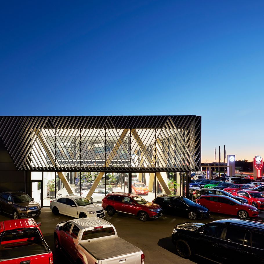 A new car dealership designed to unify a major automotive group