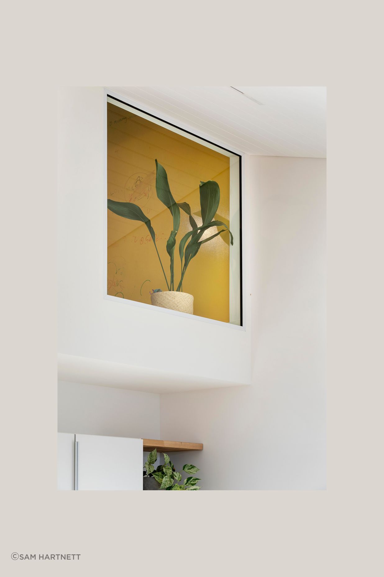 Joyful pops of colour are dotted around the home.