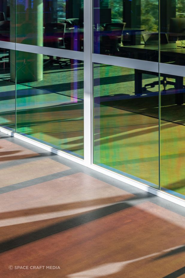 A play on light and colour for the M&amp;C Saatchi project.