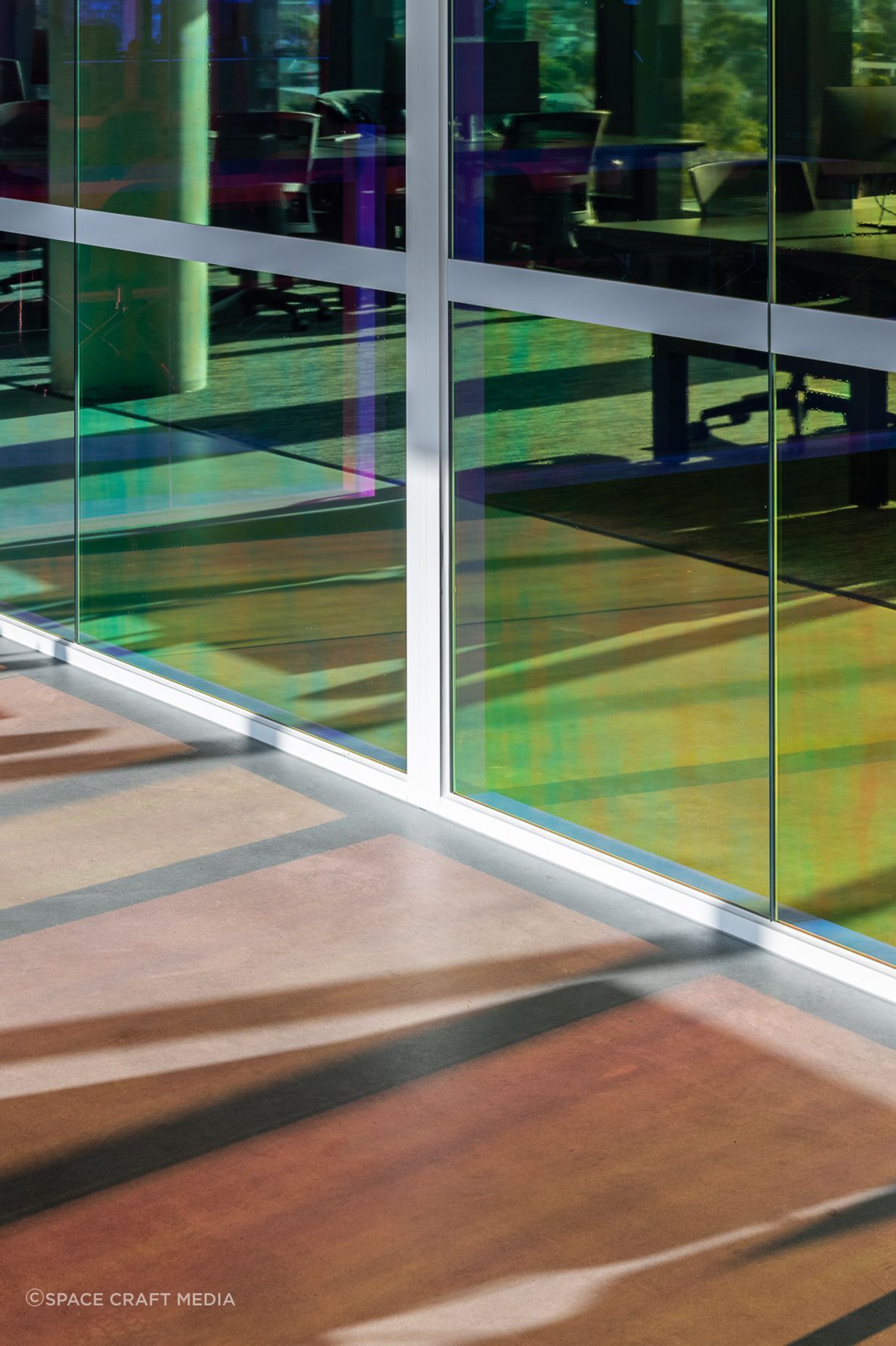 A play on light and colour for the M&amp;C Saatchi project.