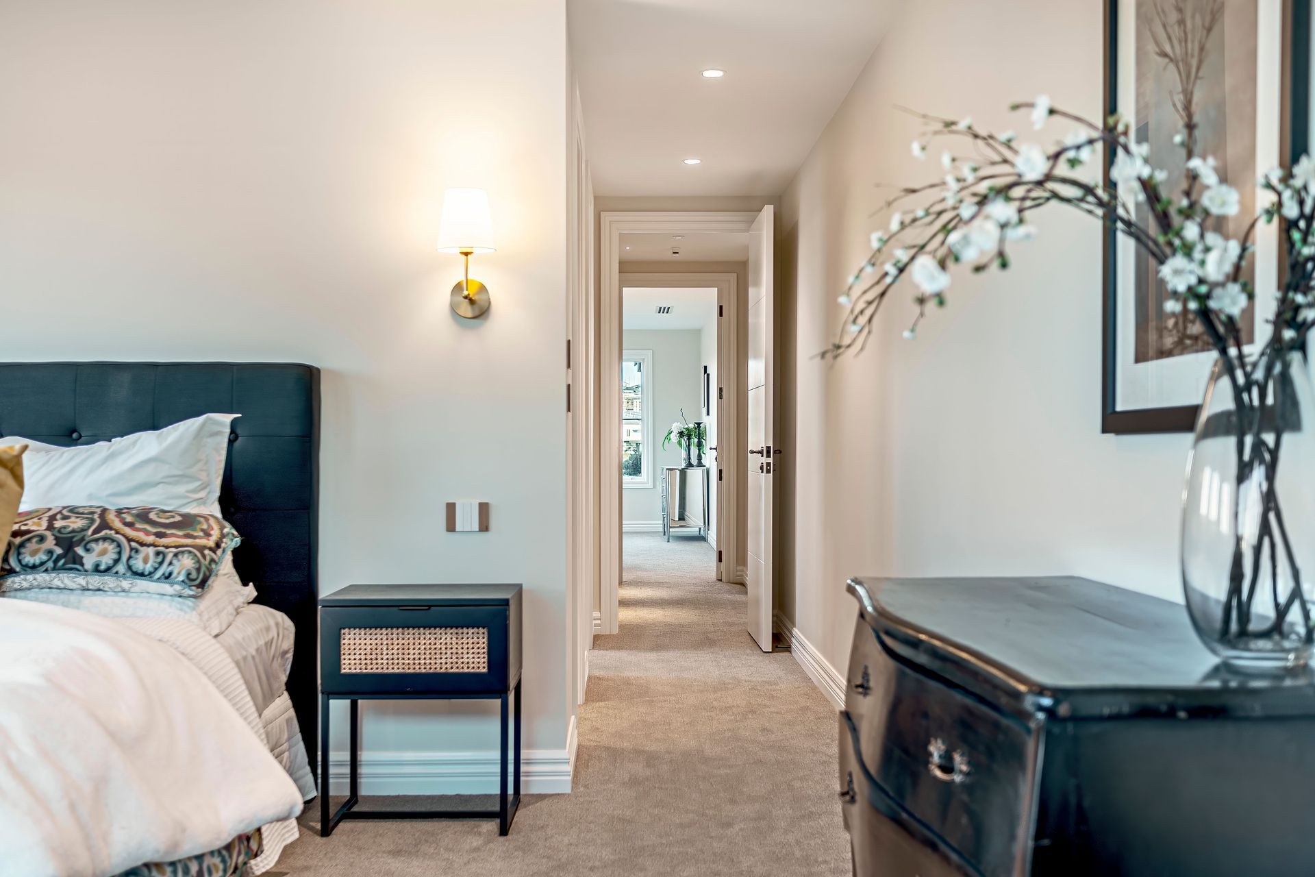 Two of the four bedrooms feature full-size bathrooms.