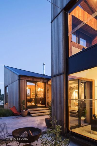 Each section is separated by a courtyard.