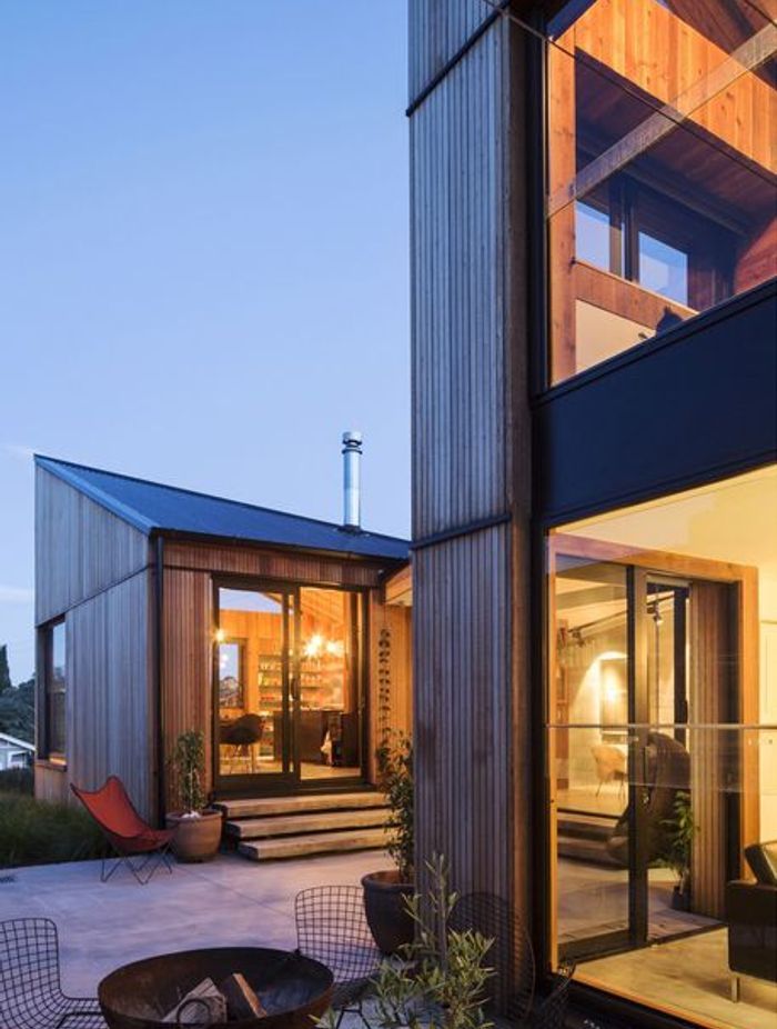 Each section is separated by a courtyard.