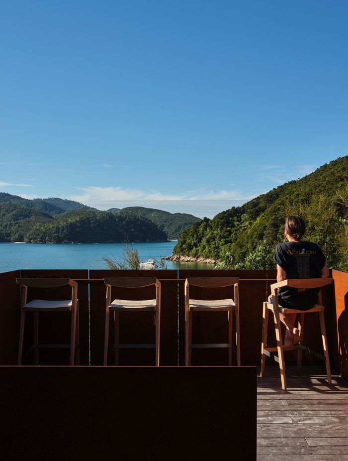 An upper deck offers awe-inspiring views.