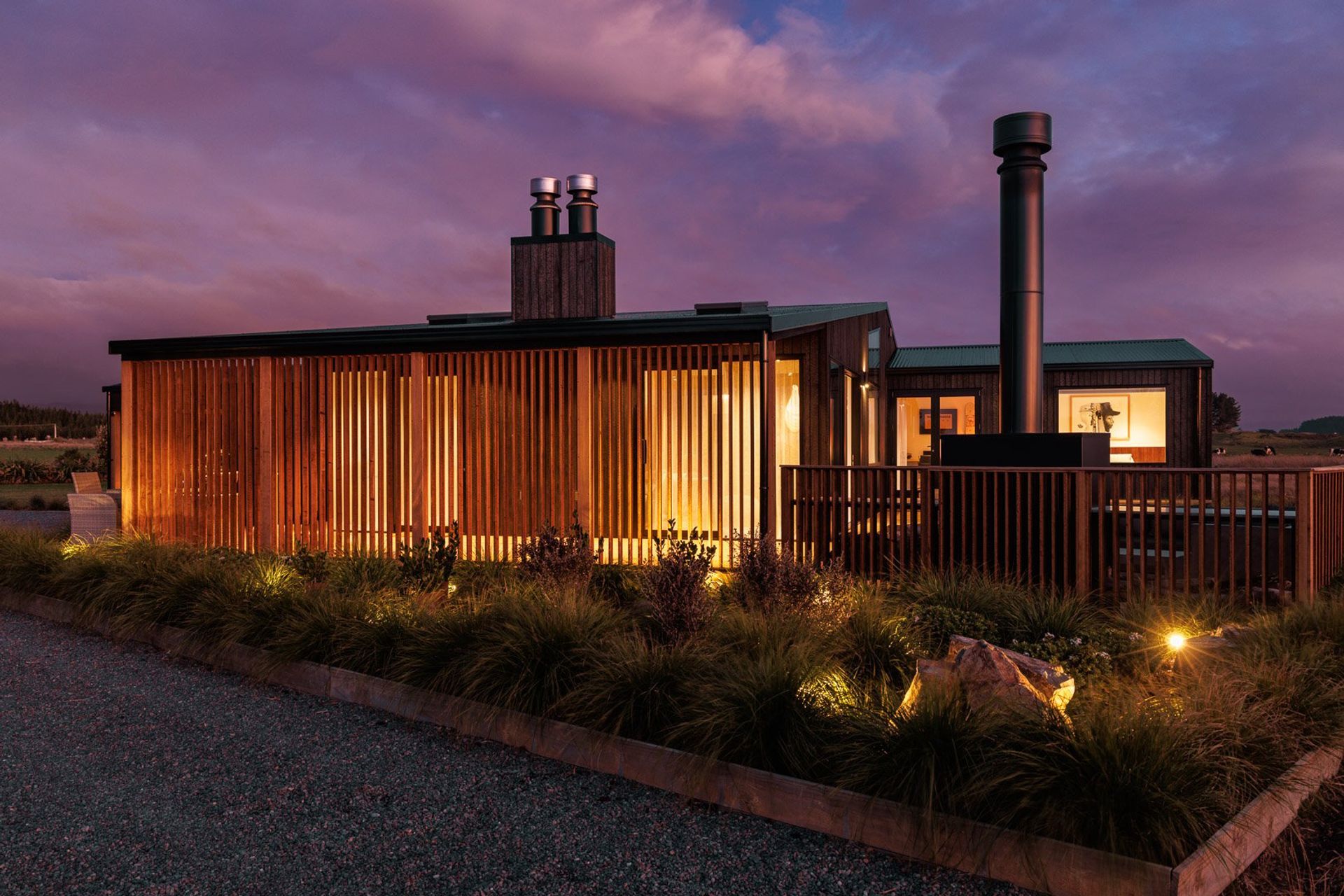Each element of the home contributes to a warm and inviting spatial experience.