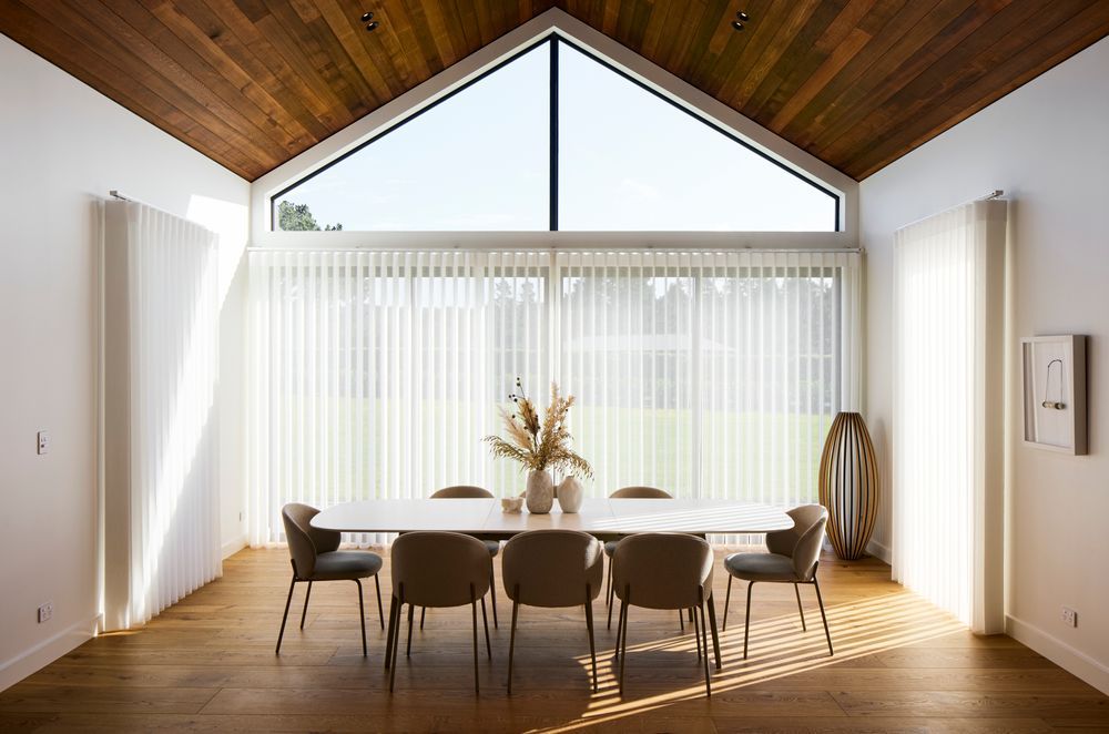 “We’re real afternoon and evening people, so we wanted to maximise the sun. We also love the whole free flow, outdoor living.”