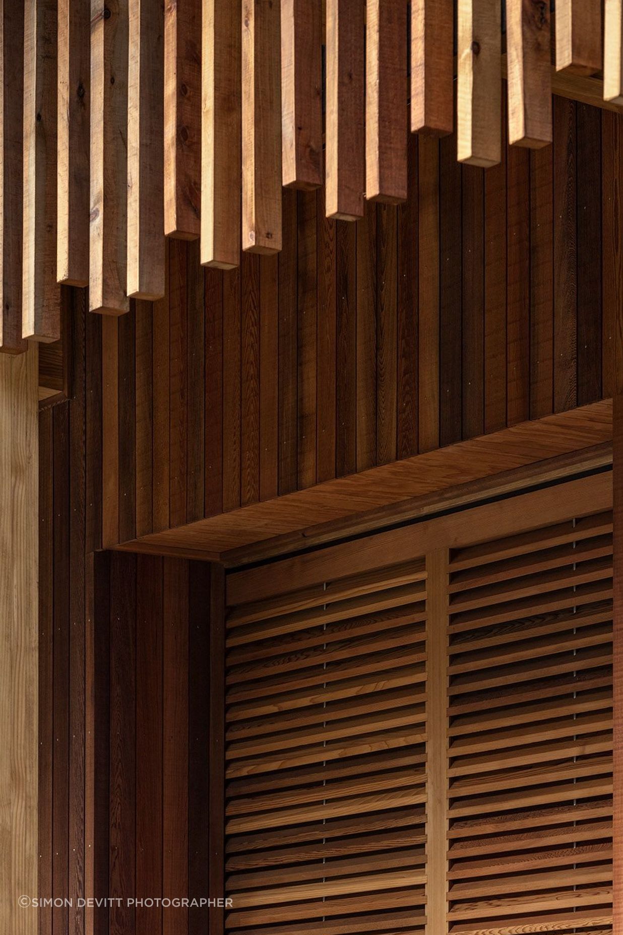 Straight lines and a theme of geometry evokes military precision.