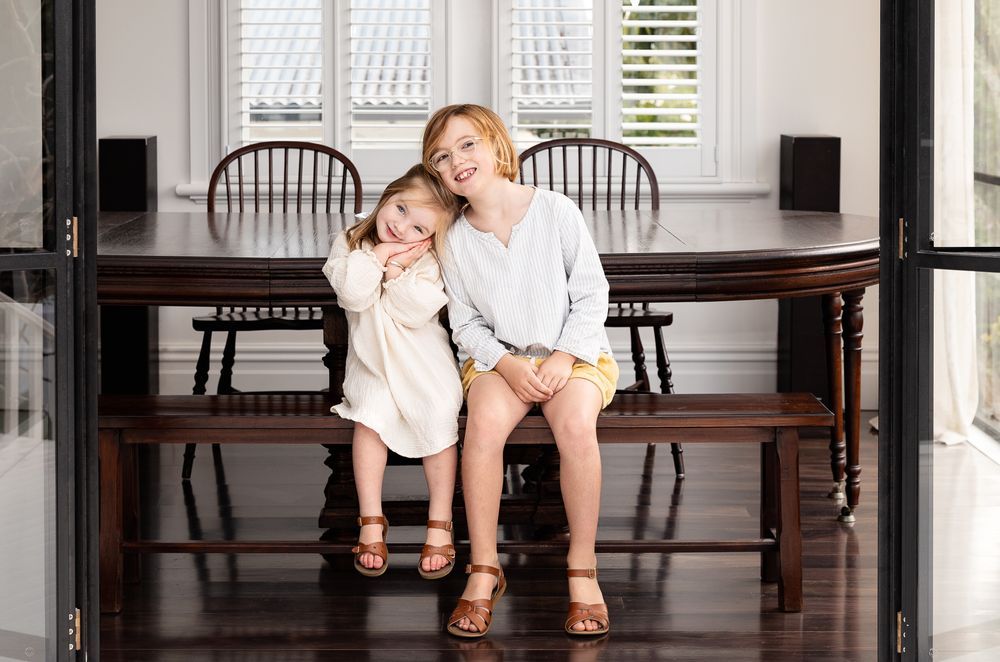 Romy, 3 and Wilder, 7.