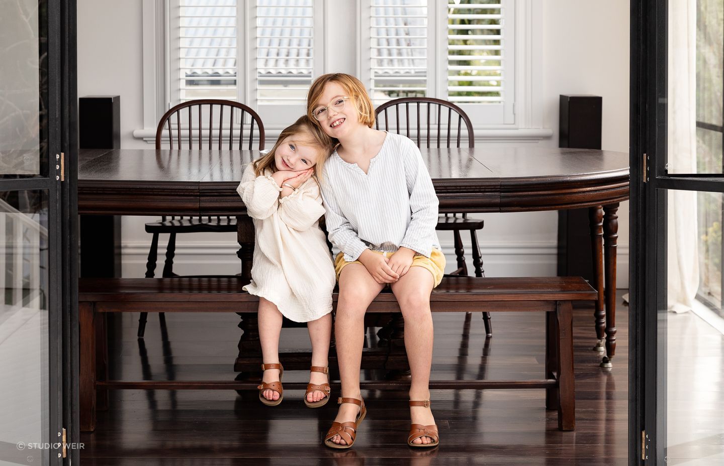 Romy, 3 and Wilder, 7.