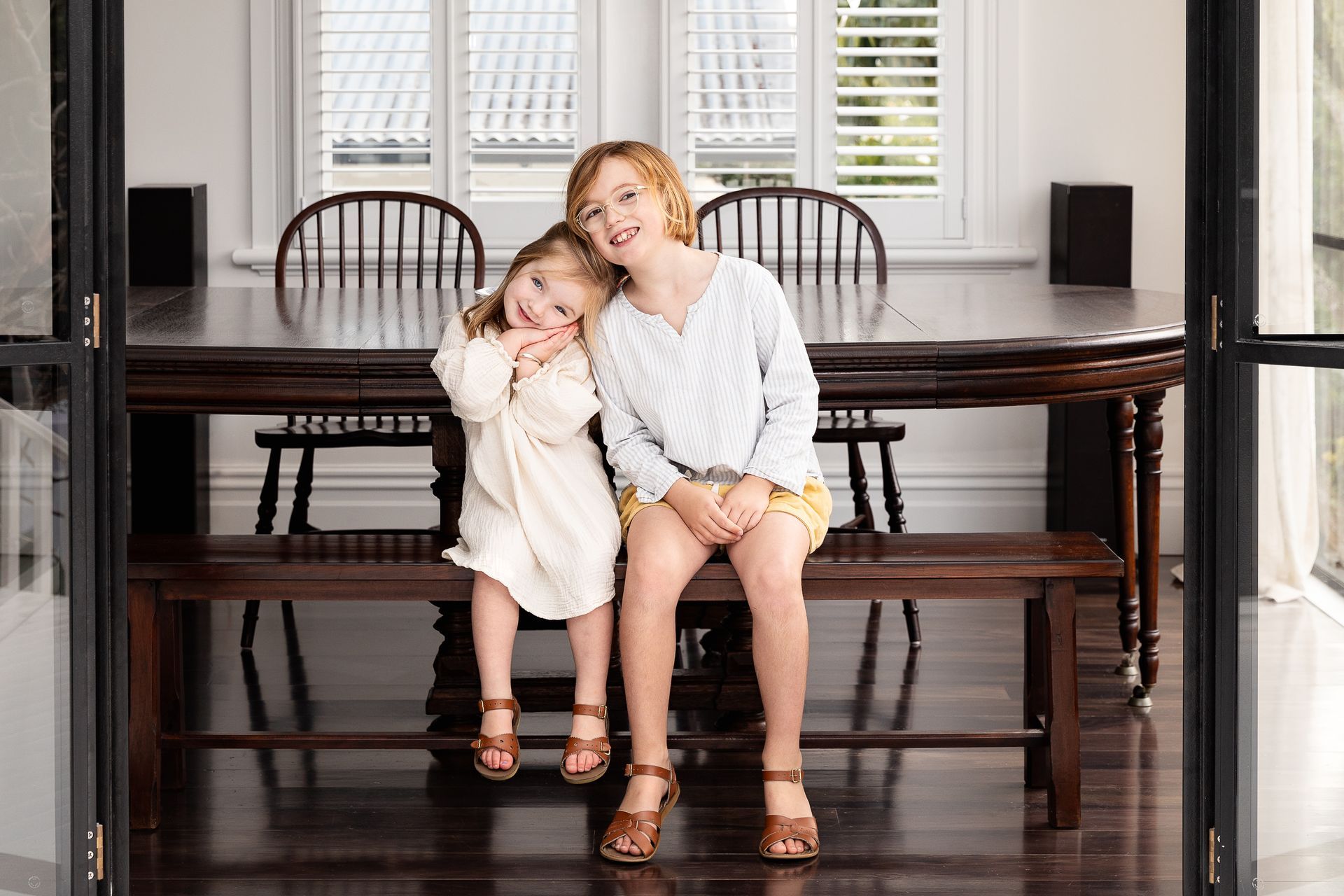 Romy, 3 and Wilder, 7.