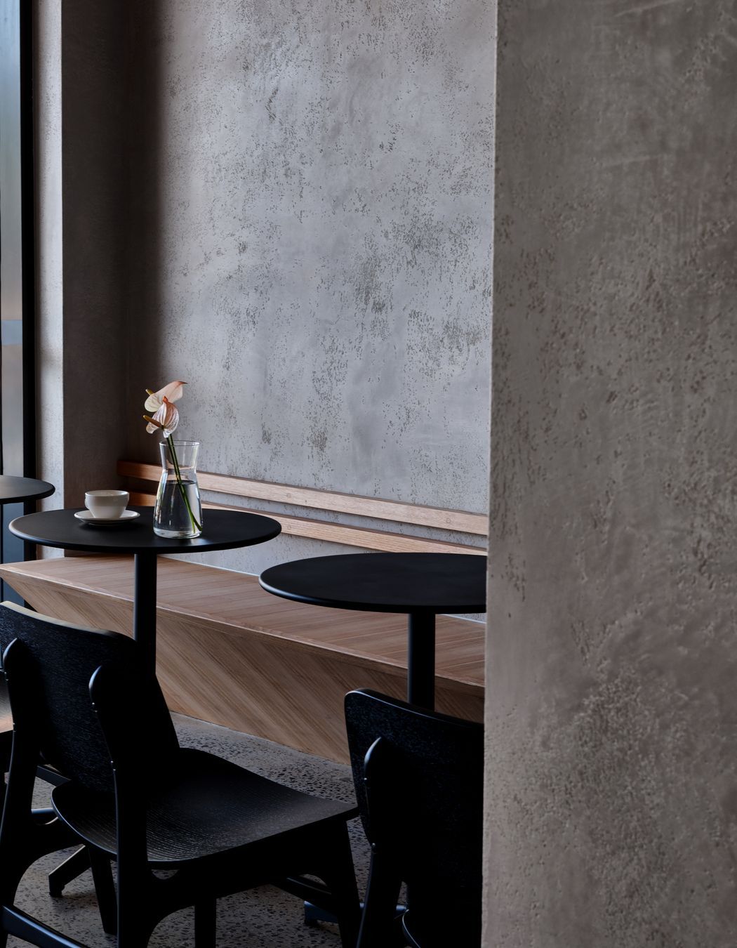 The timber brings a warmth to the space.