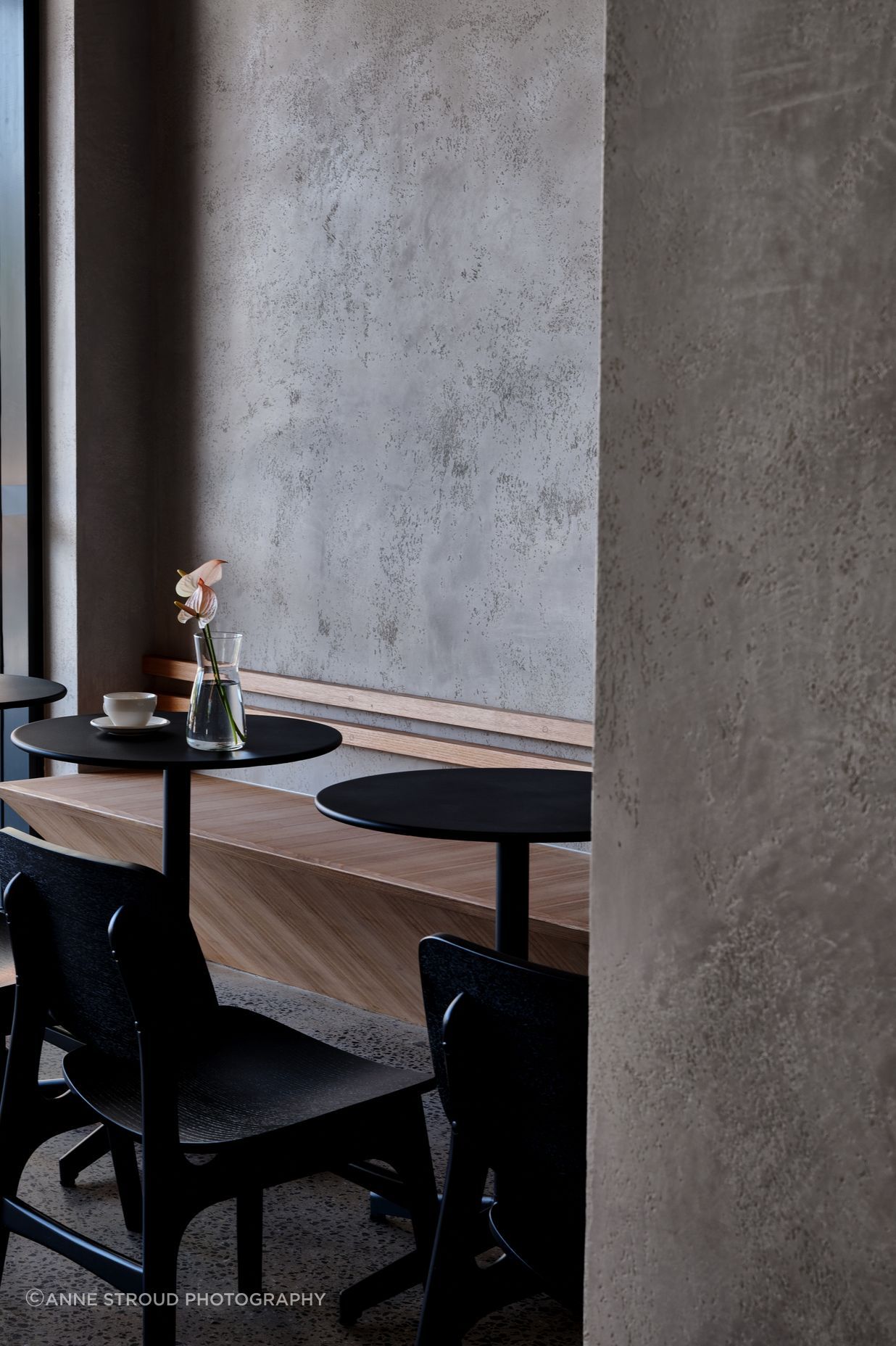 The timber brings a warmth to the space.