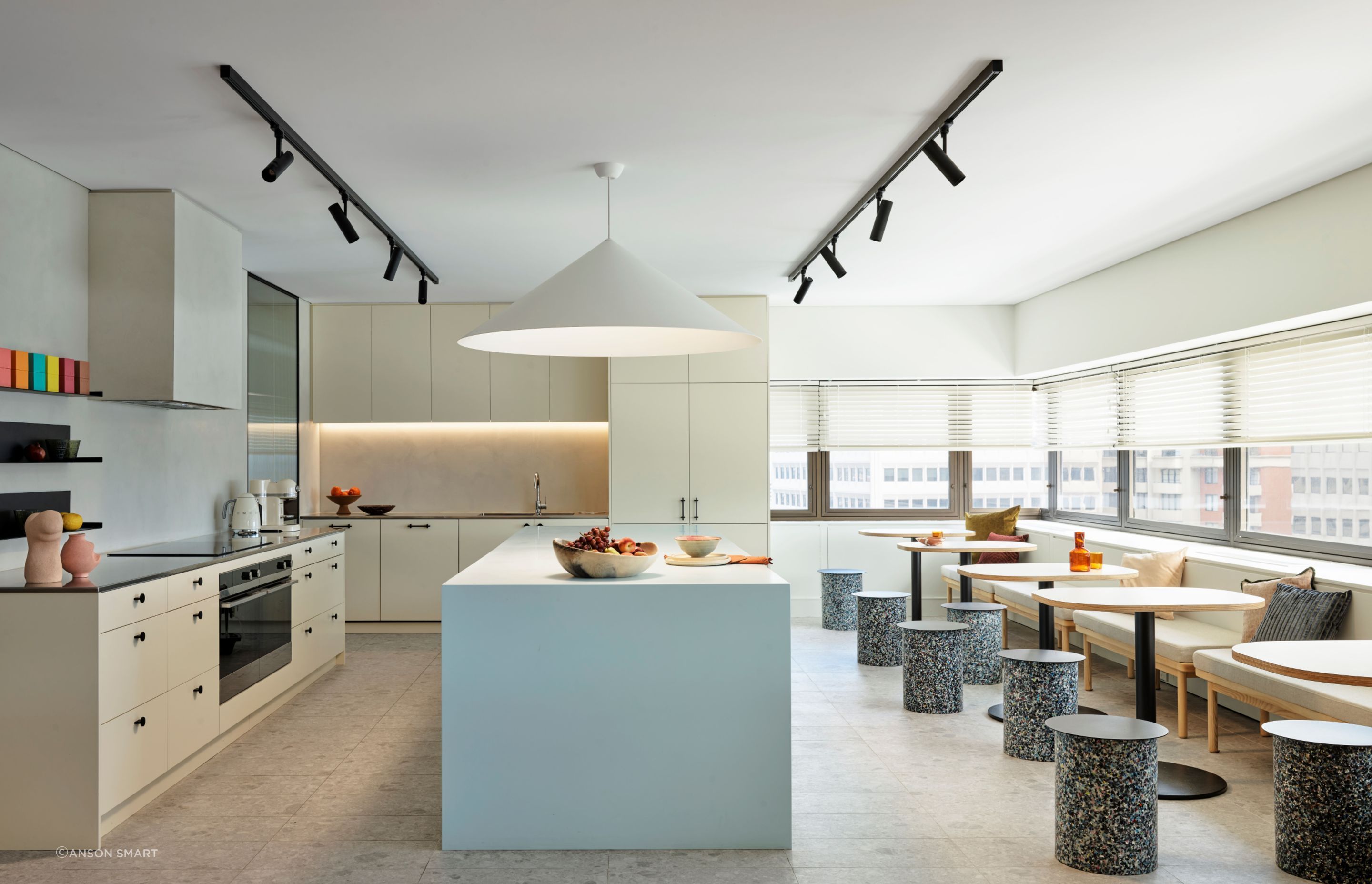 The huge family-style kitchen is perfect for cooking and can take up to 100 staff.