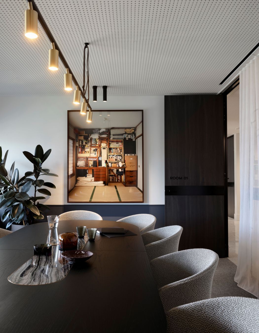 Art Bank worked with the designers to source stunning artwork by local artists to provide relief to the spaces.