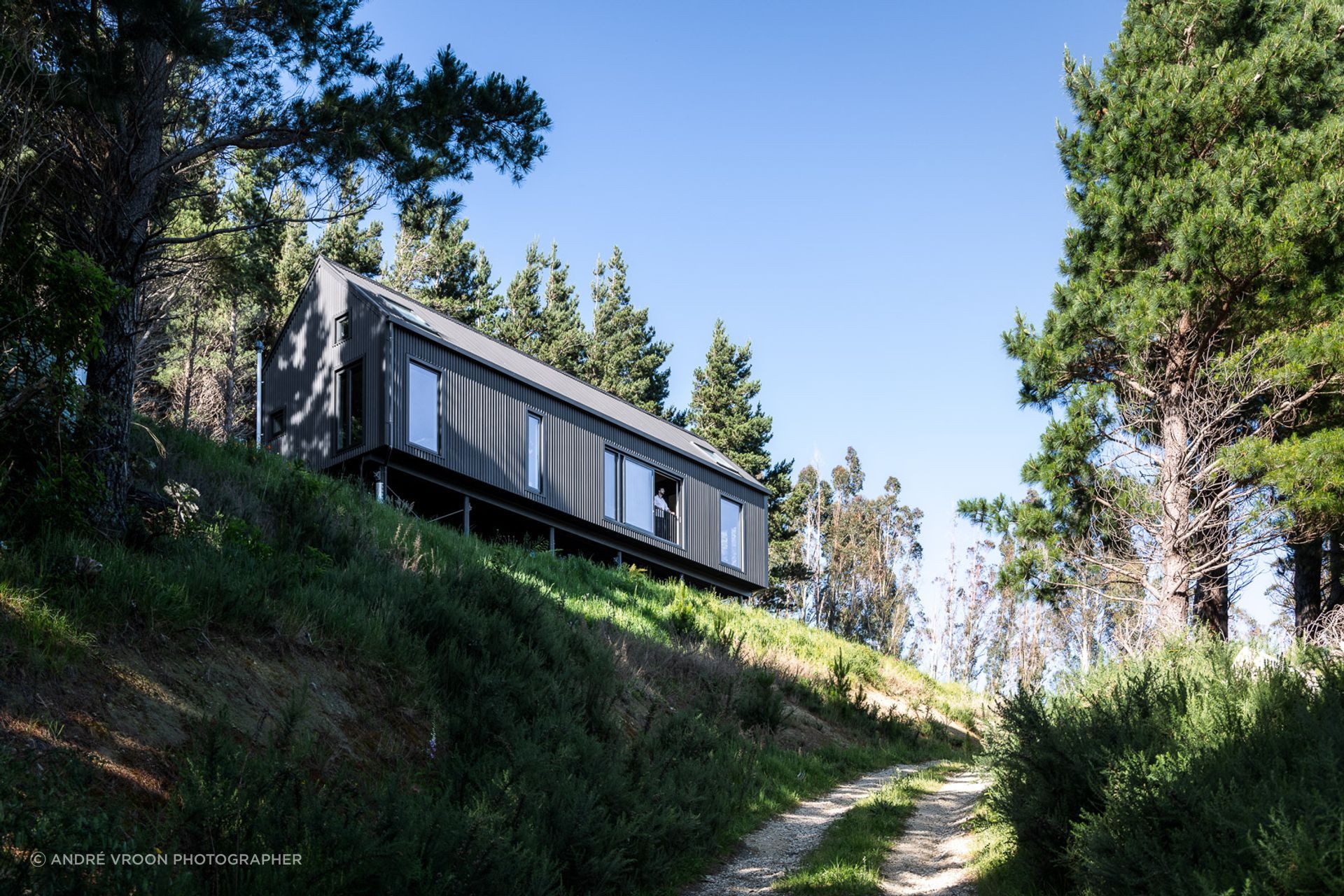 The home enjoys views across theWairarapa Plains.
