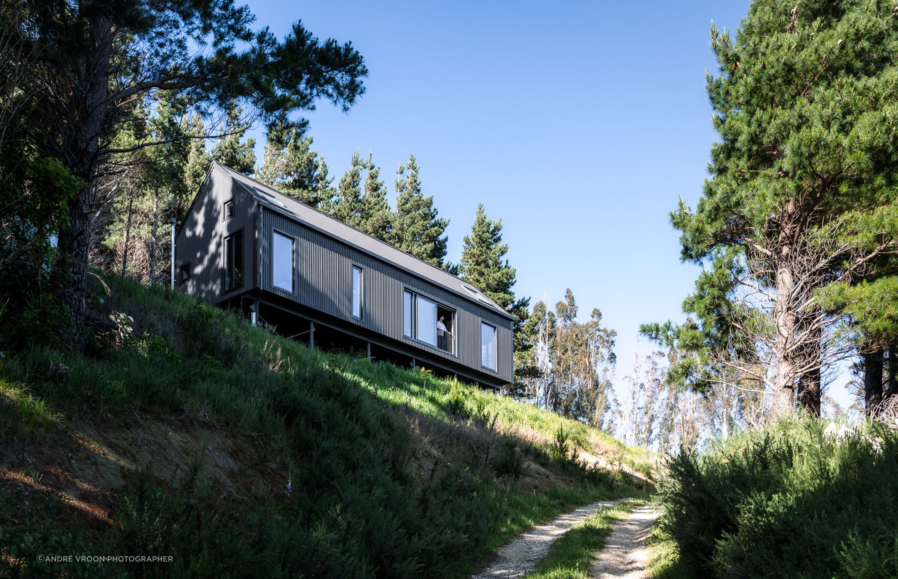 The home enjoys views across theWairarapa Plains.