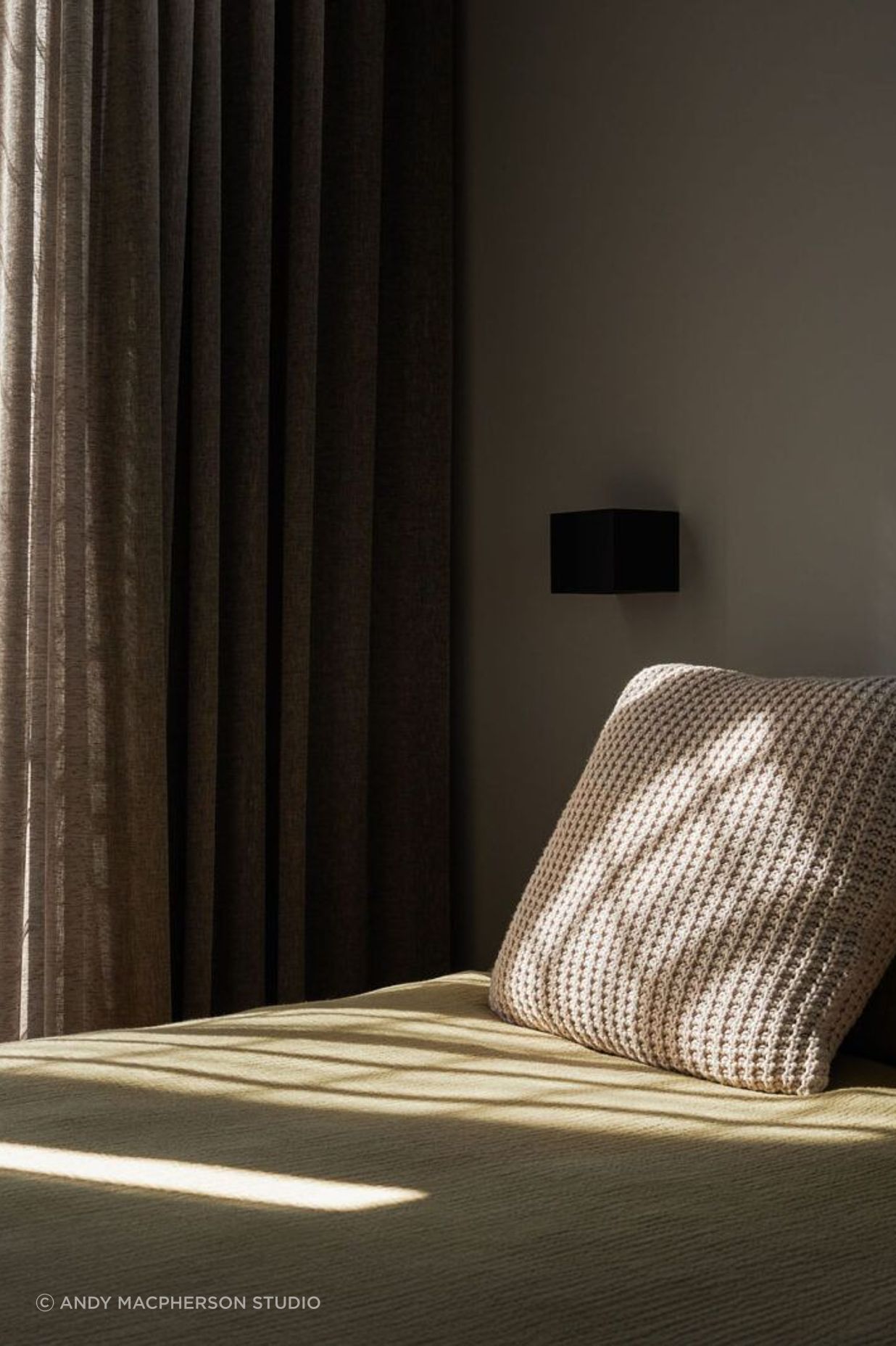 The colour palette is restrained, creating a calming environment.