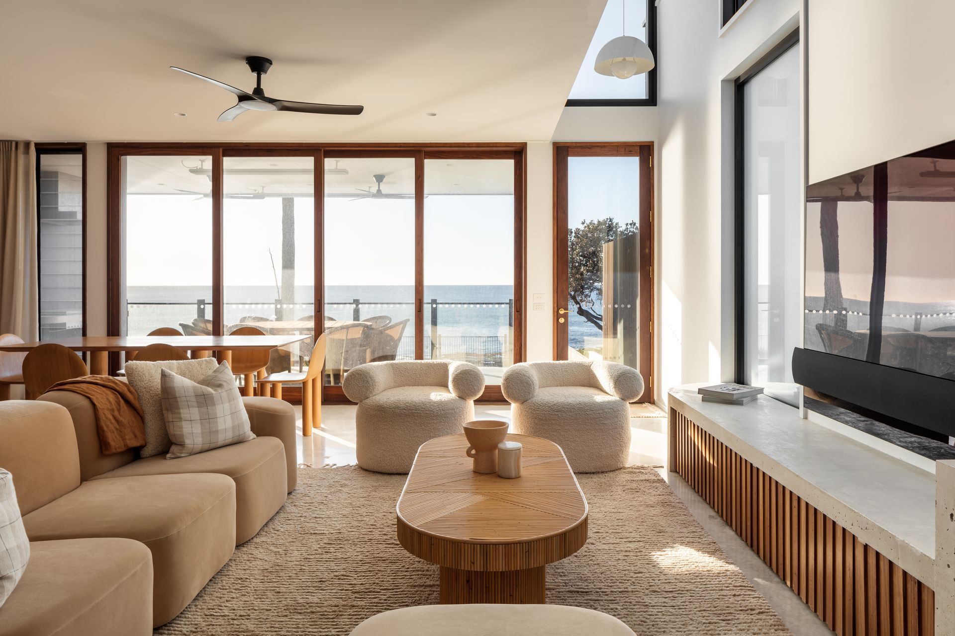 The warm and cosy interior of The Coledale Ave House