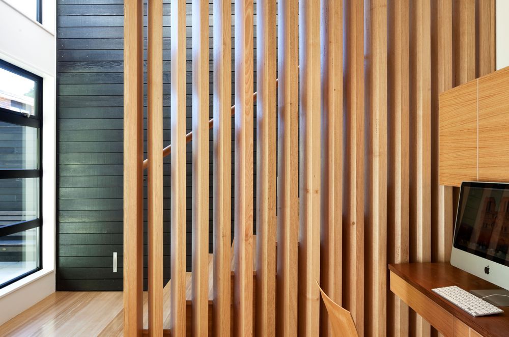 Prolific use of timber cladding and panelling add much warmth and the designer touch.