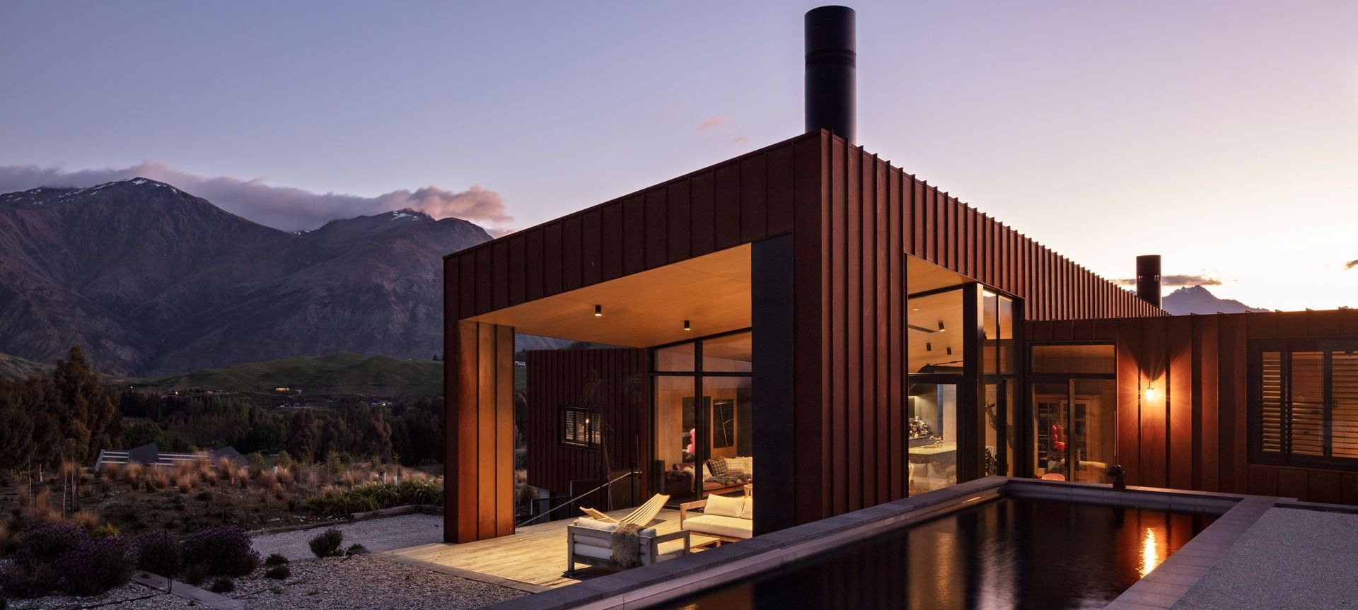 Corten House by Anna-Marie Chin Architects. | Photography: Simon Devitt