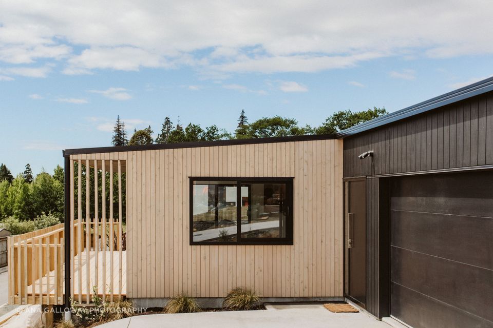 Clearly defined spaces are punctuated throughout the home.