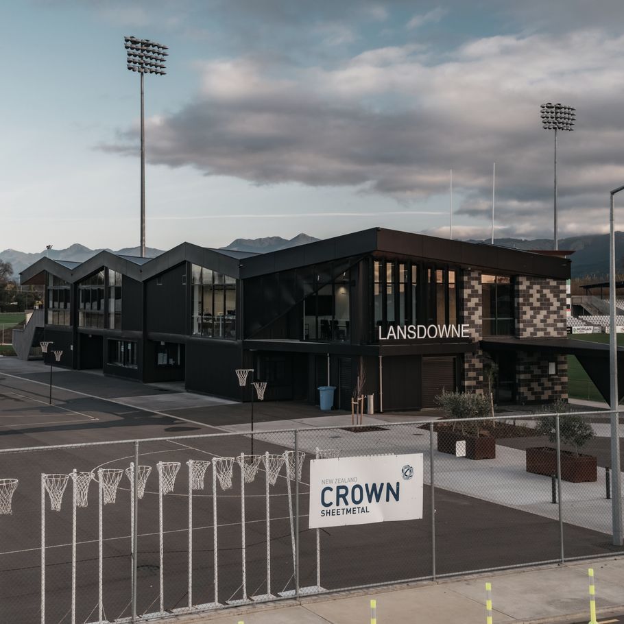 The stunning new sports hub designed to reflect mountain ranges