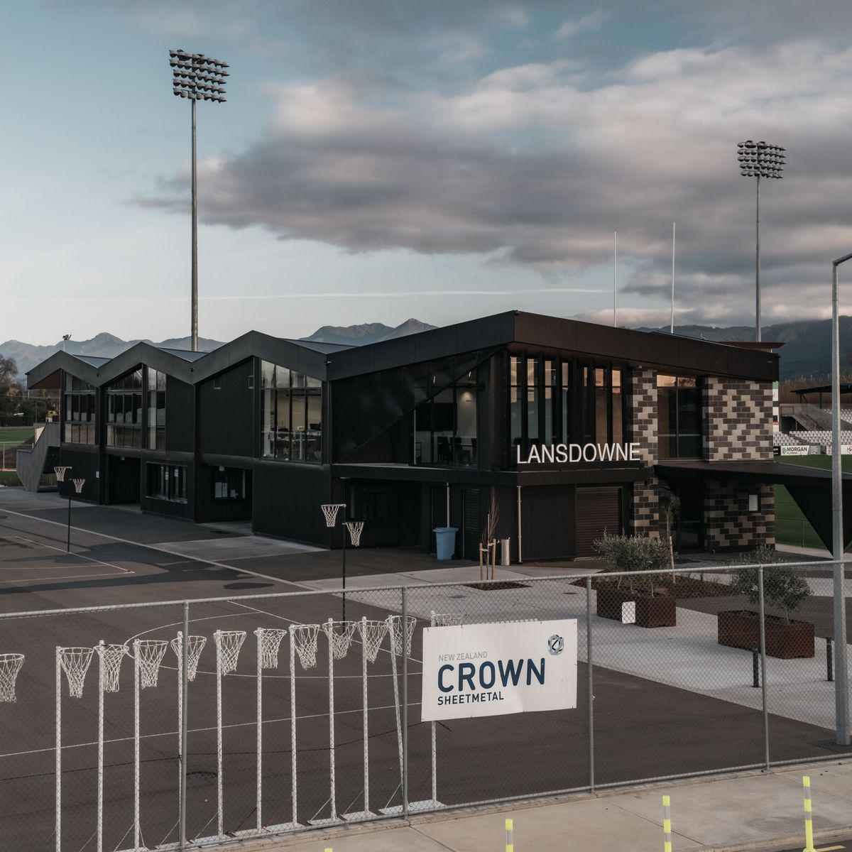The stunning new sports hub designed to reflect mountain ranges