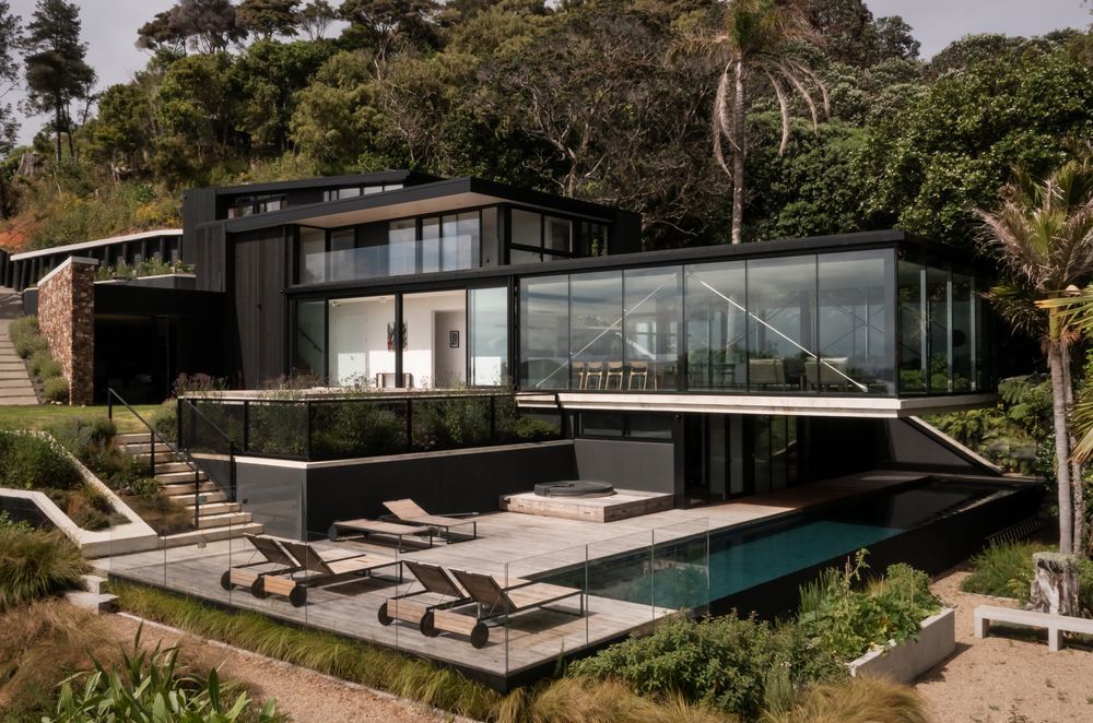 The home is a far cry from the original dilapidated villa and overgrown century-old farmstead. But it is just as independent: “This house is completely self-sufficient. So it's got solar, it's got water, it has its own effluent disposal system.”