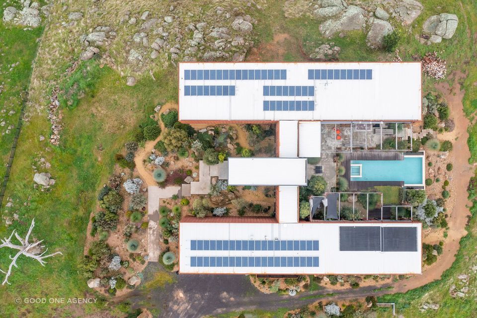Euroa House's H-shaped layout creates two distinct yet interconnected wings