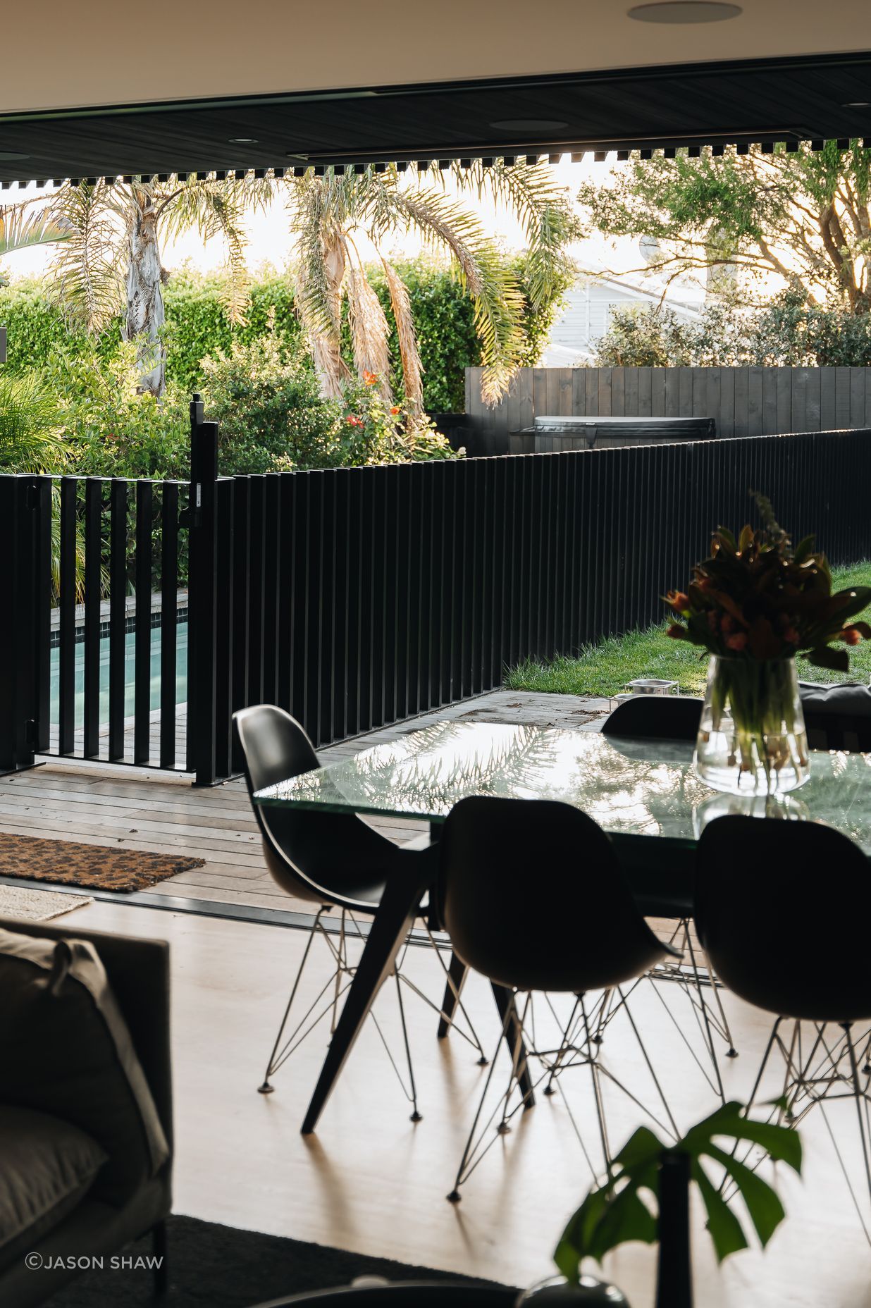 The new layout provides uninterrupted indoor-outdoor connection.