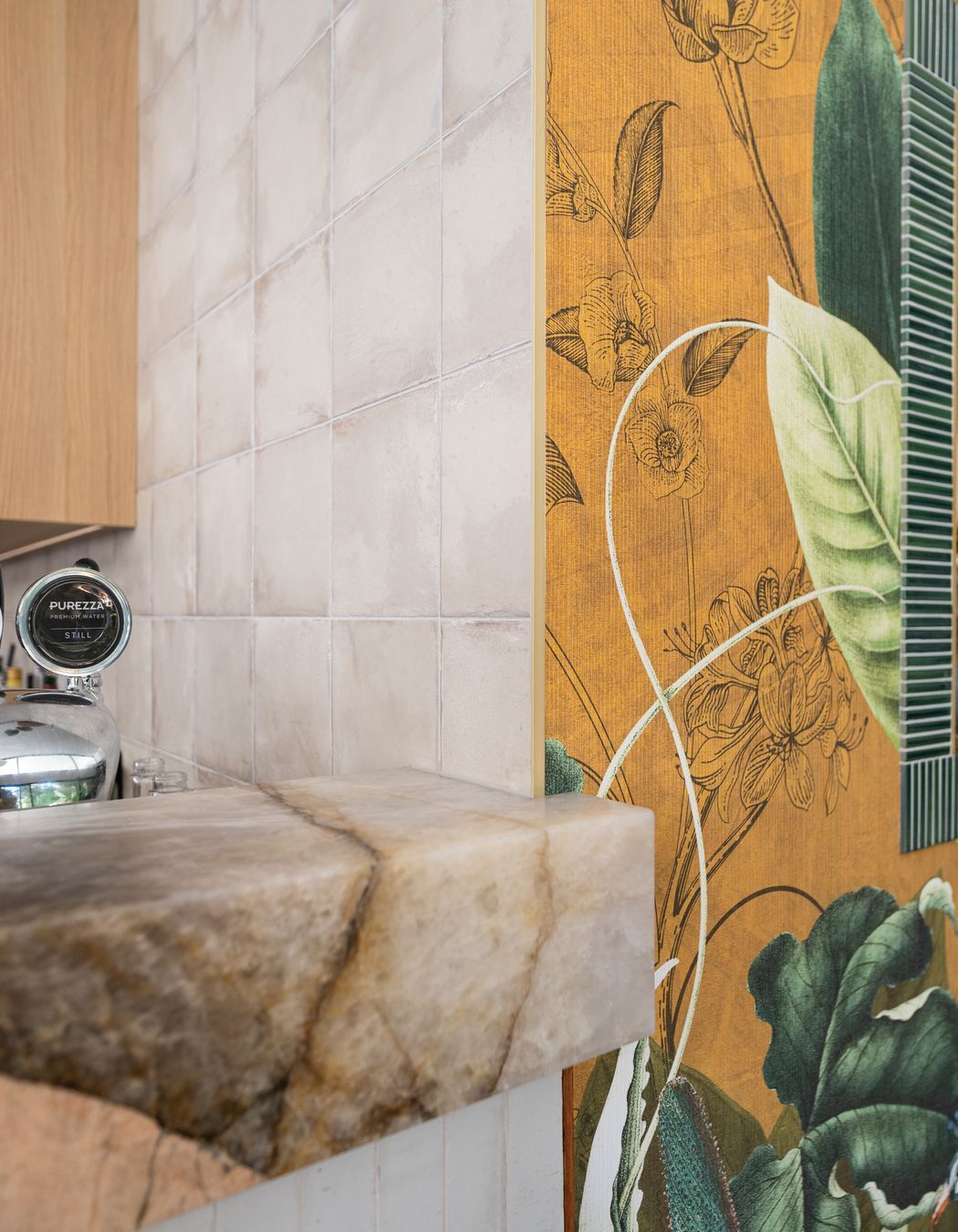 Trending travertine.