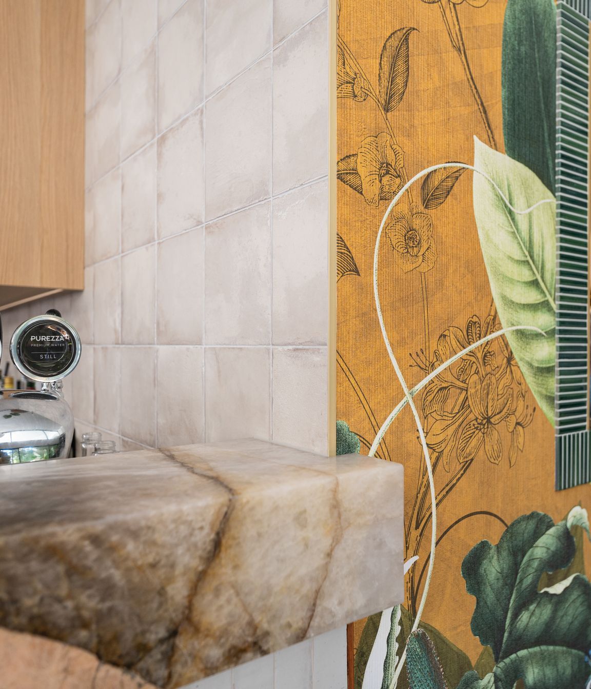 Trending travertine.
