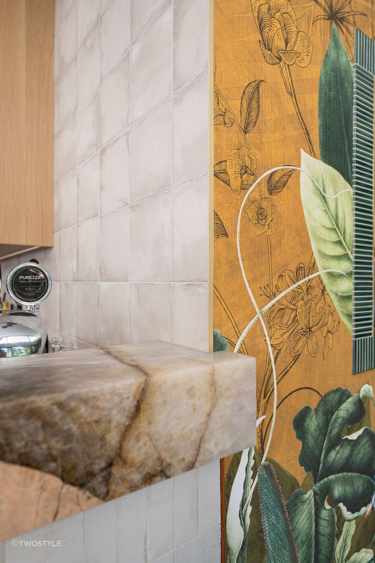 Trending travertine.