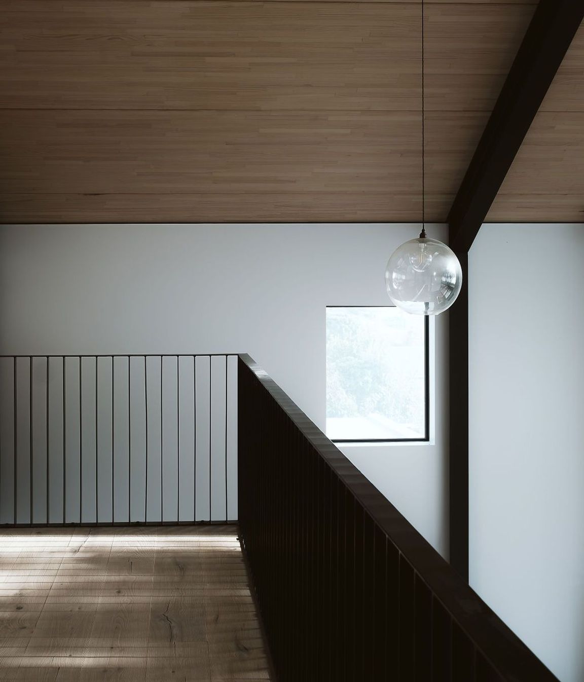 Hardwood flooring from Forté has been used for the mezzanine level.