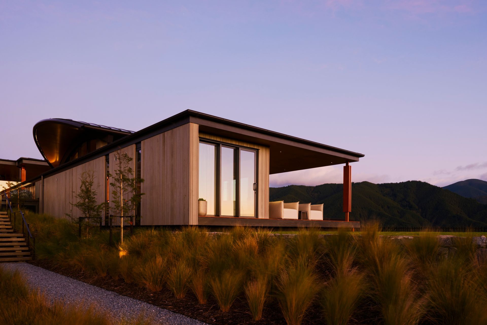 “Because it’s commercial and not a house, a lot of commercial requirements have been integrated into what is a high-end residential feel. A lot of effort went into doing that – hiding fire doors and sprinklers for example.”