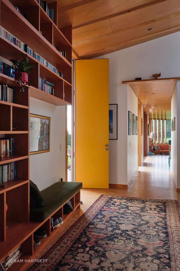 Warmth from natural light and timber was utilised carefully in the design.