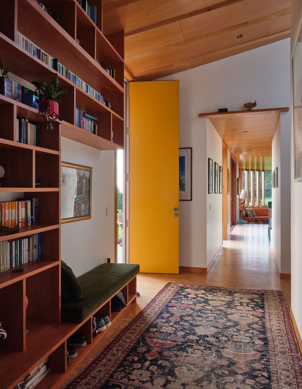 Warmth from natural light and timber was utilised carefully in the design.