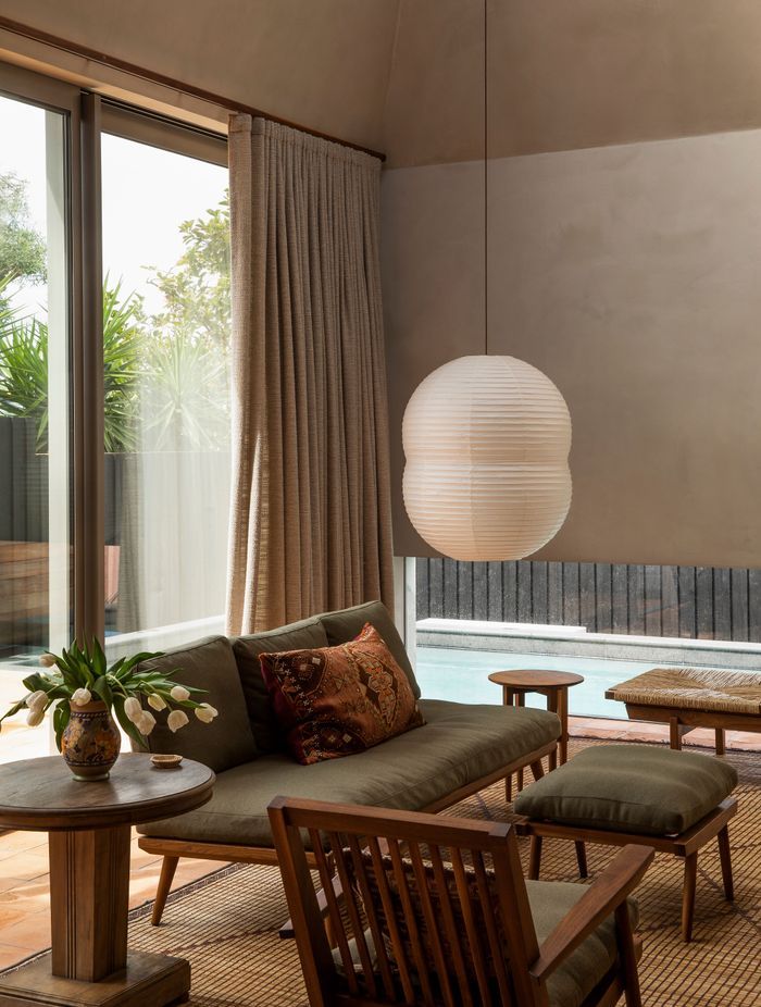 A lot of the furniture was custom-made to suit the style of the interiors.