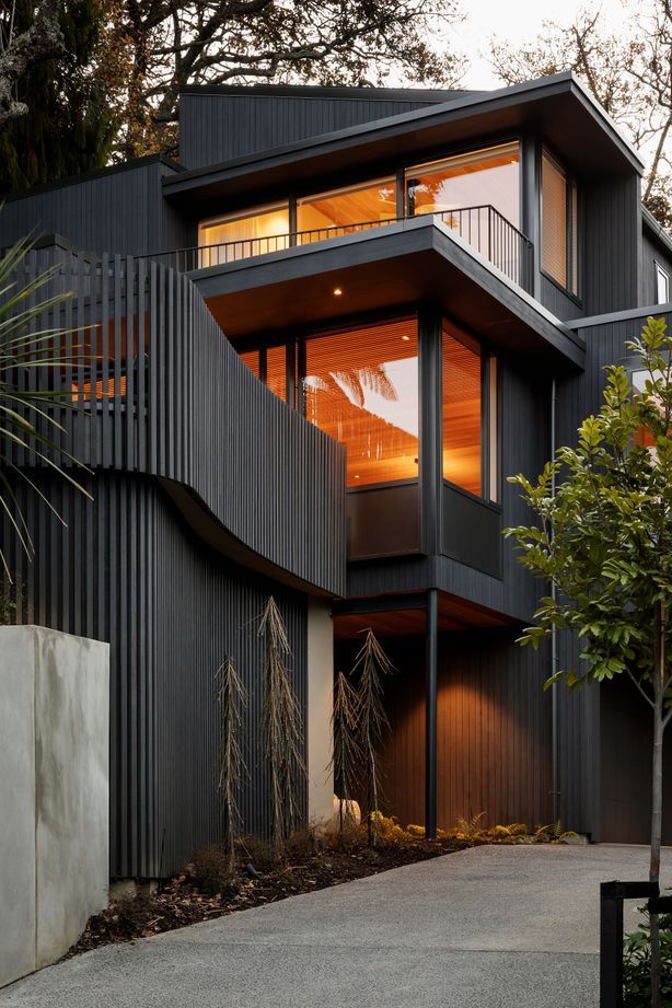 The two-bedroom house designed by Hamish Cameron Architecture. Consideration was given to the external scale and colours as it is in an Auckland Council special character area.