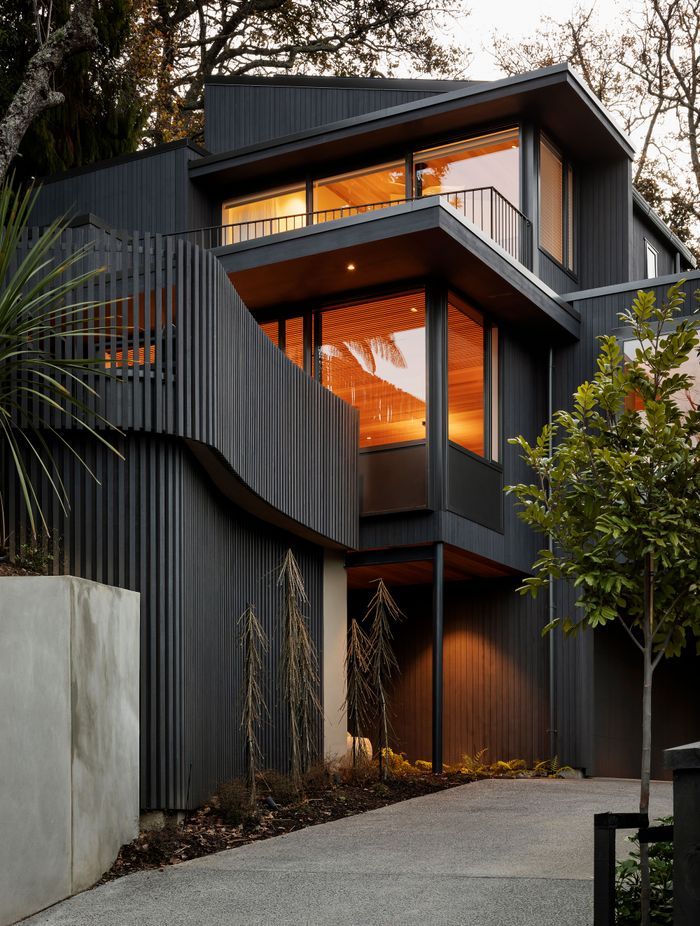 The two-bedroom house designed by Hamish Cameron Architecture. Consideration was given to the external scale and colours as it is in an Auckland Council special character area.