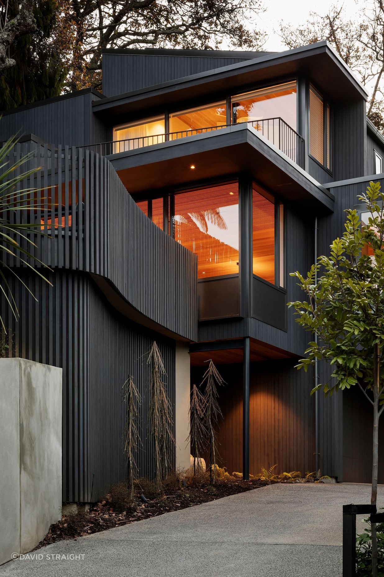 The two-bedroom house designed by Hamish Cameron Architecture. Consideration was given to the external scale and colours as it is in an Auckland Council special character area.
