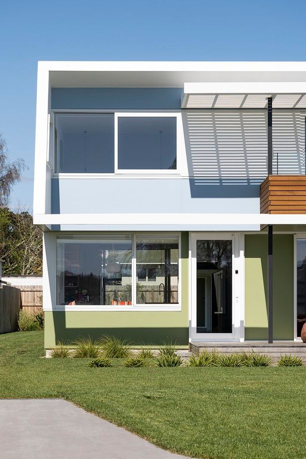 G House's two-storey form is inspired by the surrounding 1950s architecture: clean lines, pastel shades, and a sense of functionality over ornamentation.