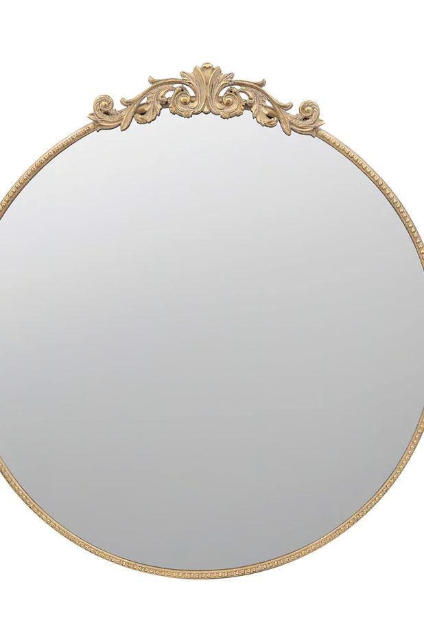 Emac & Lawton ‘Dia’ round mirror by Pearl Lighting and Brassware