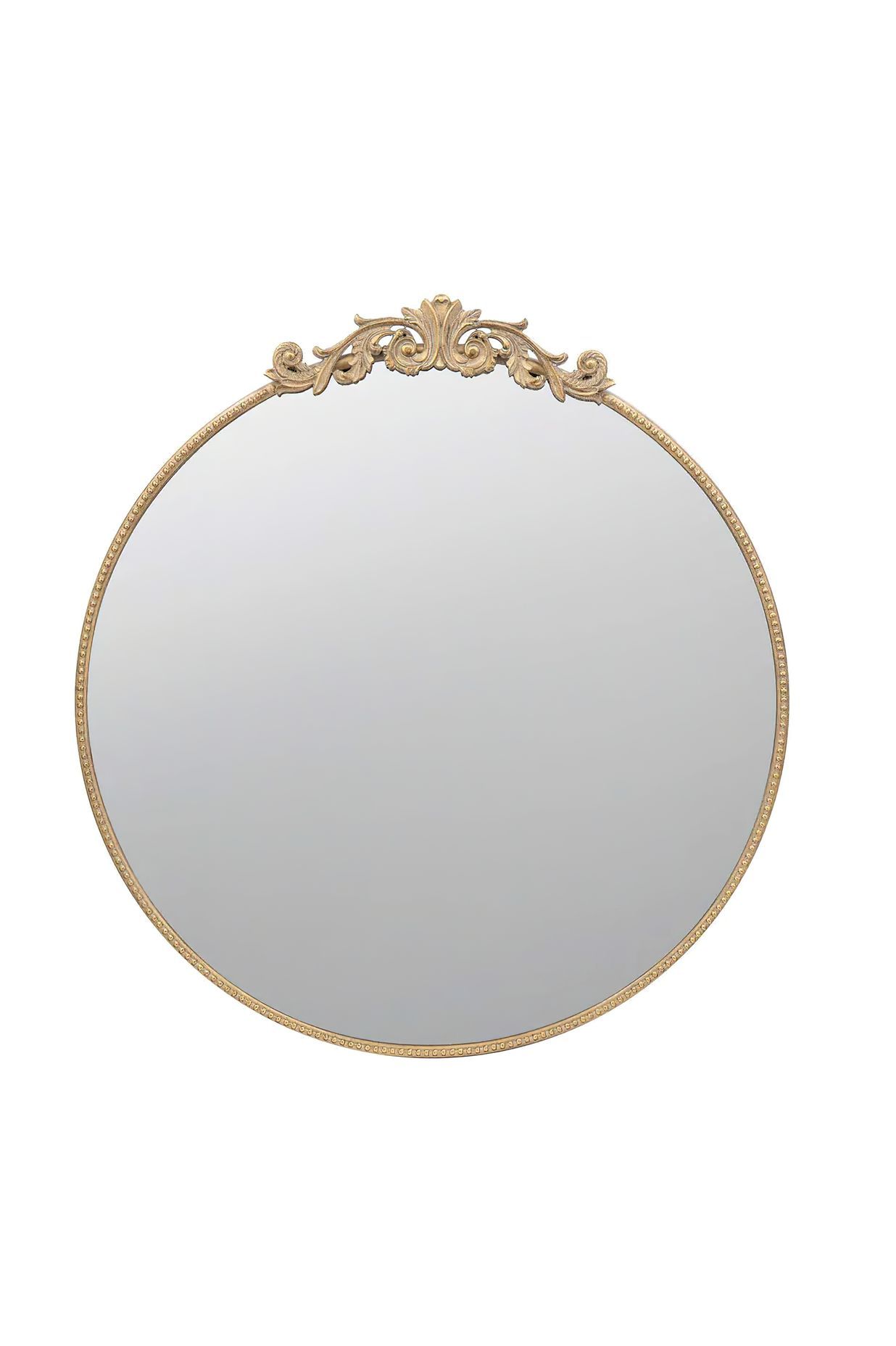 Emac & Lawton ‘Dia’ round mirror by Pearl Lighting and Brassware