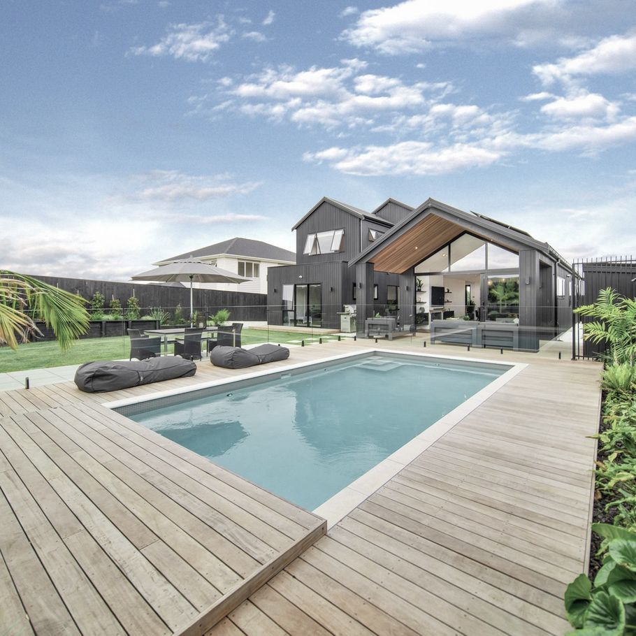 An architectural stand-out in a coastal suburb