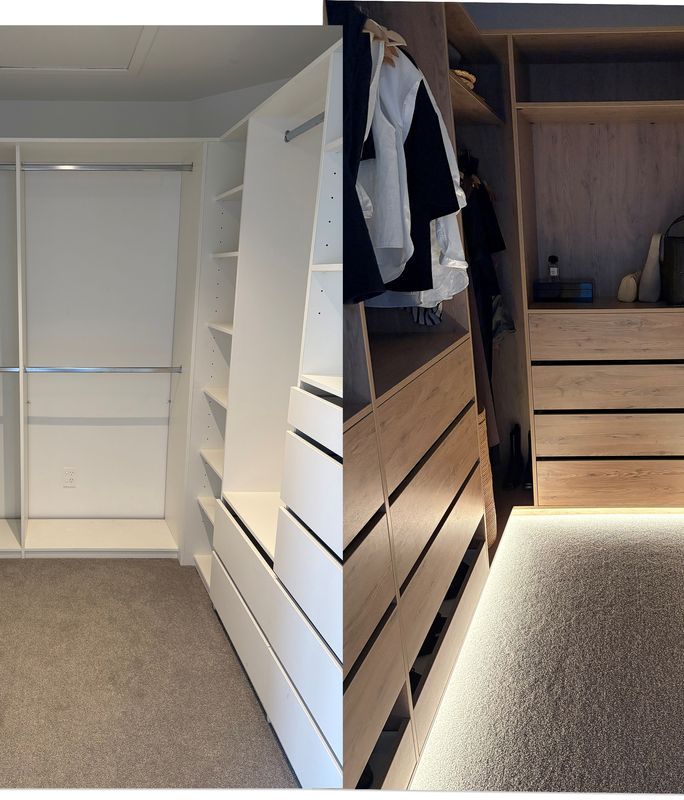 A walk-in fit for a wardrobe designer