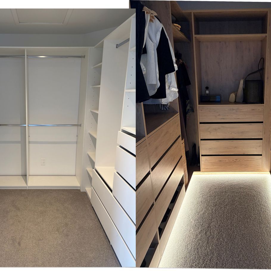 A walk-in fit for a wardrobe designer