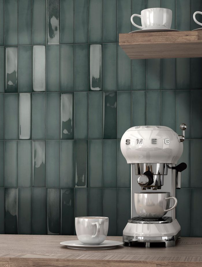The Ghent range, a tile solution that embraces the tried and true 'brick' tiling pattern.