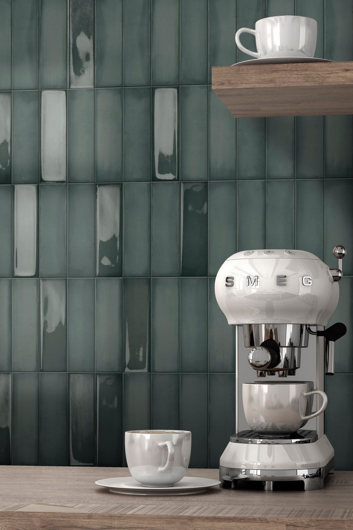 The Ghent range, a tile solution that embraces the tried and true 'brick' tiling pattern.